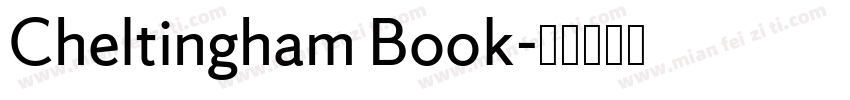 Cheltingham Book字体转换